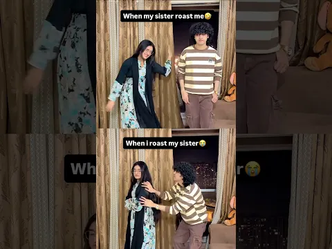 Bro vs Sis🤣 #zidaanshahidaly #brothersister #shorts