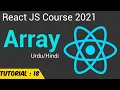 Array in React JS 2021 in lecture 17