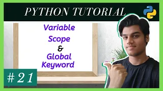 Global and Local Variables Global Keyword Variable Scopes Python programming tutorial in HINDI