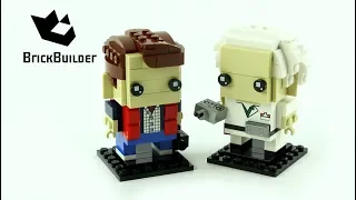 Lego BrickHeadz 41611 Marty McFly &amp; Doc Brown - Lego Speed Build