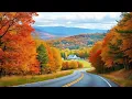 Autumn Drive - American Countryside Vermont and New Hampshire 4K New England Foliage