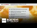 Unhealthy air quality from wildfire smoke in Pittsburgh KDKA Afternoon Forecast