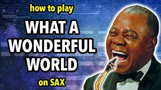 Download How to play What a Wonderful World on Sax | Saxplained MP3