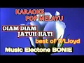 KARAOKE  DIAM DIAM JATUH HATI (D'Lloyd) - Music BONIE