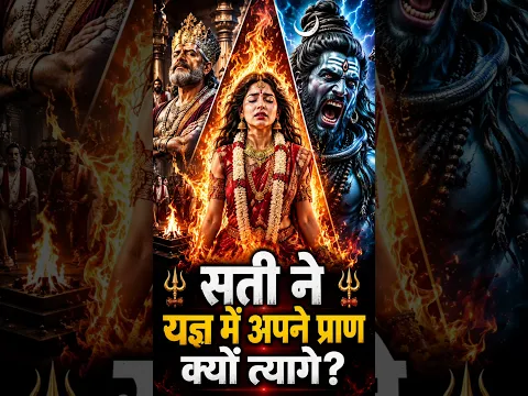 माता सती ने यज्ञ में अपने प्राण क्यों त्यागे  😱 | राजा दक्ष और महादेव की कहानी #mahadev #shorts