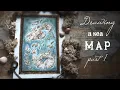 How to draw an old sea map Ep 1 Cartography lesson Fantasy map making tutorial Drawing islands