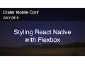 Styling React Native with Flexbox