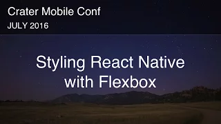 Styling React Native with Flexbox