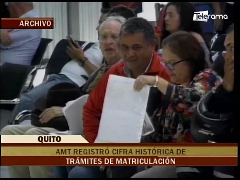 AMT registró cifra histórica de trámites de matriculación