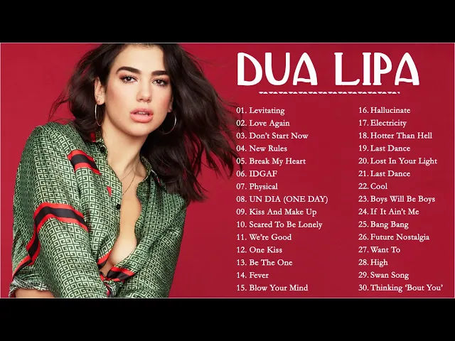 Download MP3 DuaLipa Greatest Hits 2022 - DuaLipa Best Songs Full Album 2022 - DuaLipa New Popular Songs