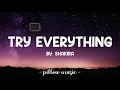 Try Everything - Shakira (Lyrics) 🎵