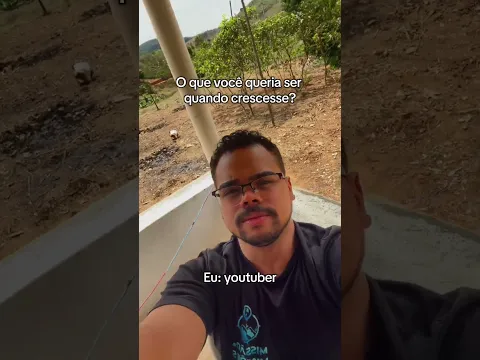 Sempre desejei ser youtuber, e graças a DEUS, sou! #famosos