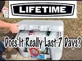 Lifetime Products 55 Qt Cooler Ice Retention Test 100 Cooler How Long Does It Last