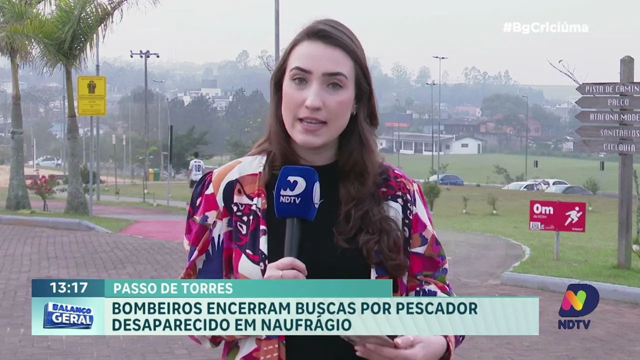 Naufrágio em Passo de Torres: bombeiros encerram busca pelo pescador