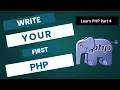Write Your First PHP Script with echo Beginner PHP Tutorial