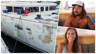 They bought a hurricane damaged boat – (Unforgettable Sailing Ep.81)