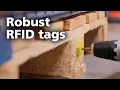 Lagu RFID tracking made of impact-resistant plastic