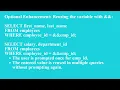 Introduction to Substitution Variables in SQL Q3 Oracle L21 P1 SMILE ROAD