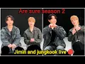 Jungkook and Jimin  🔴 announce \