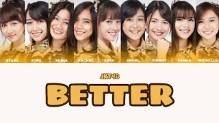 Download JKT48 - BETTER (Lyrics Color Coded) - Wisuda Kelopak Kelopak Bunga Sakura MP3