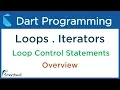 Dart Loops and Iterators Loop Control Statements Dart Flutter Tutorial 1