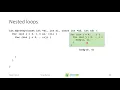 35 Nested Loops