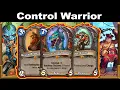 Blizzard Must Ban This Card Best Control Warrior To CRAFT Voyage to the Sunken City Hearthstone