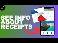 Where to see info about receipts and refunds in the American Airlines app