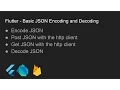 Flutter - JSON Encoding and Decoding with the Firebase Rest API