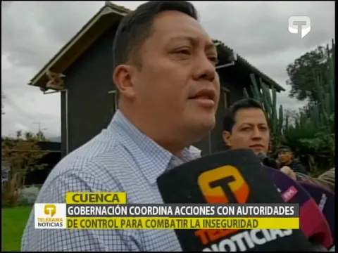 Gobernador coordina acciones con autoridades de control para combatir la inseguridad