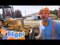 Download Lagu Blippi Explores Construction Vehicles Part 1 | Machines For Kids | Educationals For Kids
