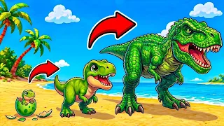 Me CONVERTÍ en un DINOSAURIO de MÁXIMO NIVEL! 🦖