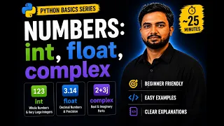 Python Numbers Explained Ep 10 int float complex for Beginners