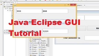 Java Eclipse GUI Tutorial 3 Database Connection Sqlite to Java Part 1 of 2