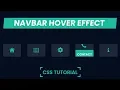 Cool Navbar Hover Effect CSS CSS Navigation Bar