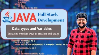 Data types and variables Java Full Stack Development