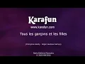 Tous les garçons et les filles - Françoise Hardy | Karaoke Version | KaraFun