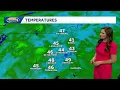 Temperatures turn slightly cooler before rain moves in later tonight