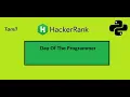 Day of the programmer hackerrank solution in python Explained in Tamil