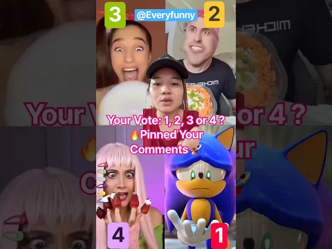 Your Vote: 1, 2, 3 or 4 ? 🔥Pinned  Your Comments 🚀 #funny #shorts #trending #1234#32#viral