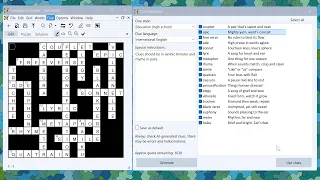 Generative AI for crossword themes and clues