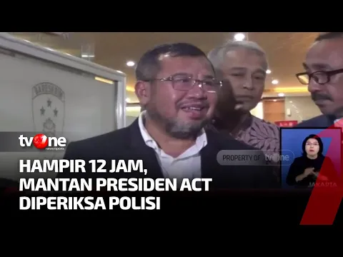 Mantan Presiden ACT Diperiksa Polisi