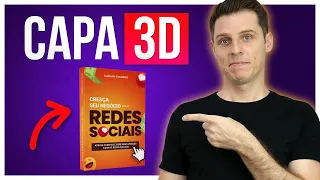 Como Criar uma Capa de eBook 3D linda e Profissional? Online e Grátis