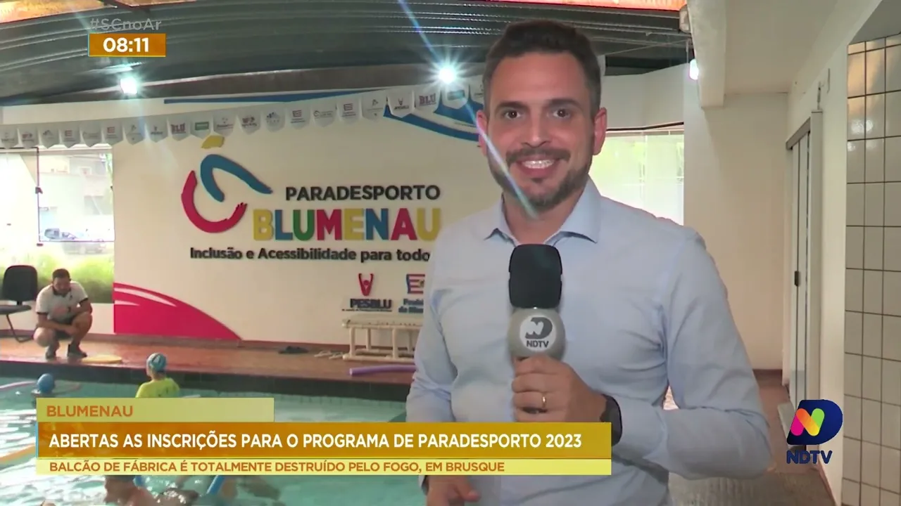 Blumenau abre vagas à prática de 14 modalidades esportivas destinadas às pessoas com deficiência