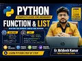 Python Function and List Tutorial in Hindi Complete Guide for Beginners Python Programming