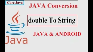 How to convert double to string in Example