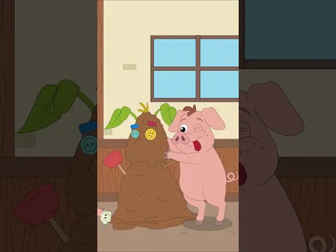 🐷 Unsere chaotischen Schweinchen versuchen im Saustall aufzuräumen | Sing Kinderlieder