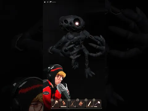 KreekCraft jump scared by Creak in Roblox DOORS Stairwell.. 💀