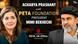 Acharya Prashant with PETA Foundation President Mimi Bekhechi || London, UK Tour (2026)