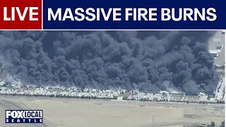 LIVE Massive warehouse fire in Tracy CA prompts evacuations